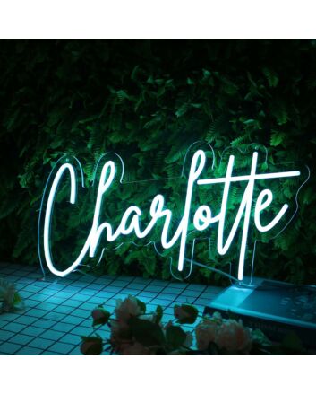 Charlotte Name Neon Sign