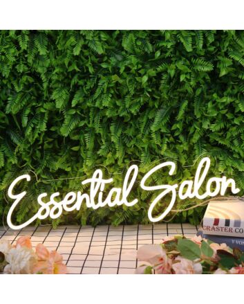 Essential Salon Yellow Neon Sign