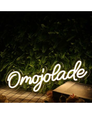 Omojolade Yellow Neon Sign