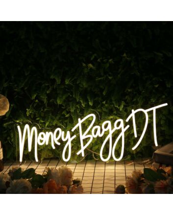 Money Bagg DT Yellow Neon Sign
