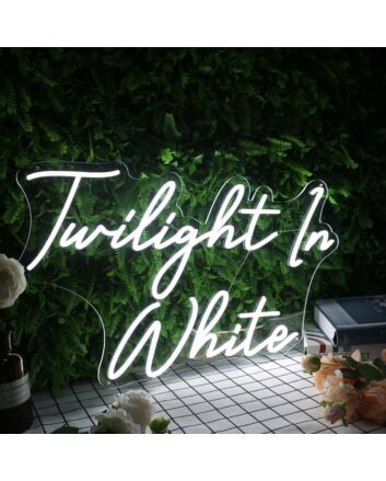 Turilight In White Neon Sign