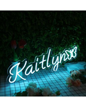Kaitlyn Blue Neon Sign