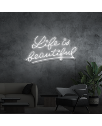 Life Quote 2 Neon Sign