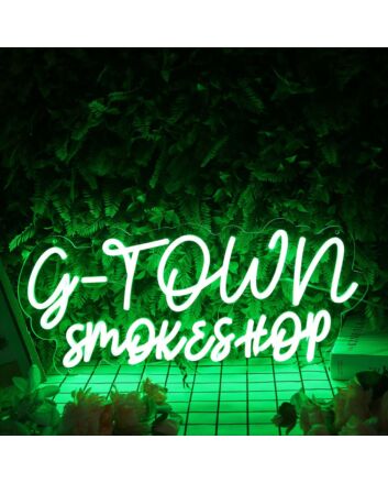 G-Town Smoke Shop Neon Sign