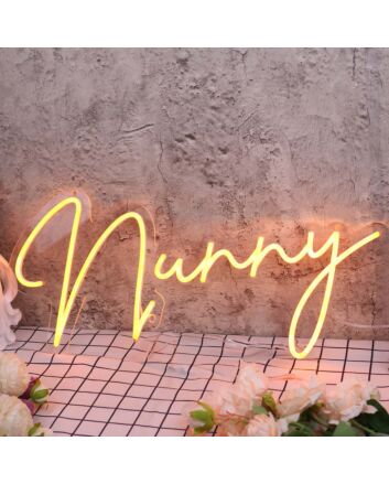 Nurry Orange Neon Sign