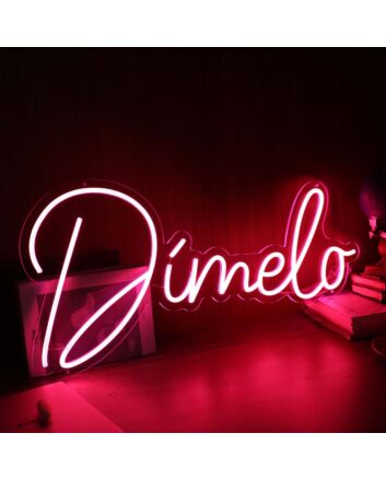 Dimelo Red Neon Sign