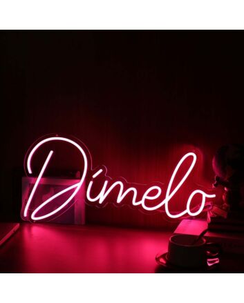 Dimelo Red Neon Sign