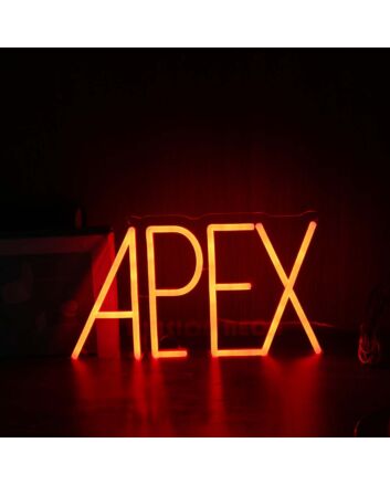Apex Red Neon Sign