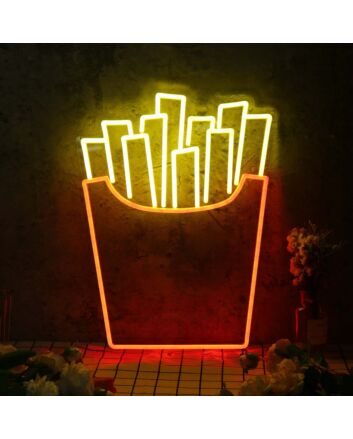 Fresh Fries Custom Neon Sign