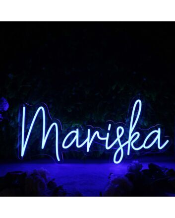 Mariska Blue Neon Sign