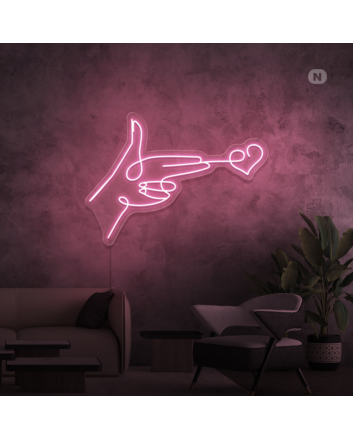 Love Target Neon Sign