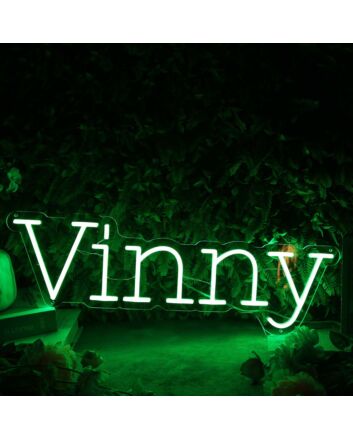 Vinny Green Neon Sign