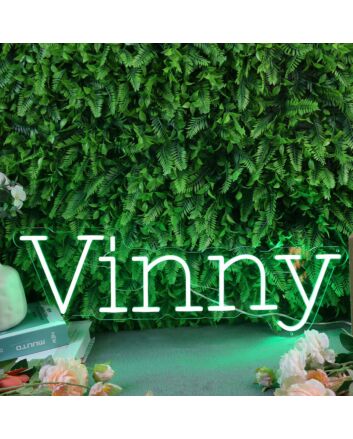 Vinny Green Neon Sign
