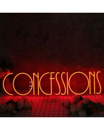 Concessions Red Neon Sign