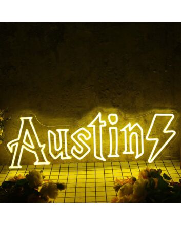 Austin Yellow Neon Sign