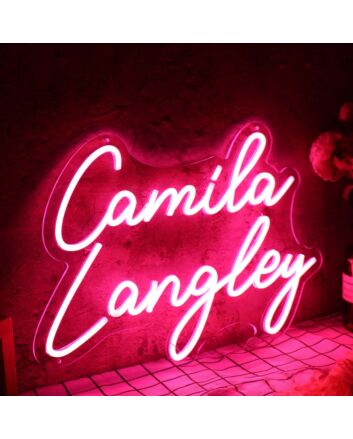 Camila Langley Red Neon Sign