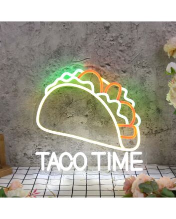 Taco Time Custom Neon Sign