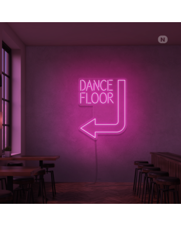 Customize Dance Floor Neon Sign