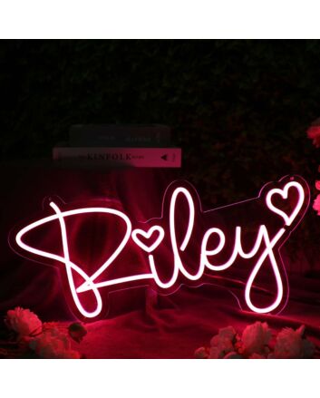Riley Red Neon Sign