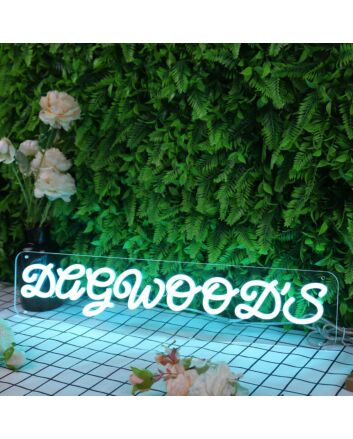 Dagwood&#039;s Blue Neon Sign