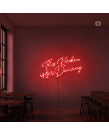 Music in the Kitchen Neon Sign