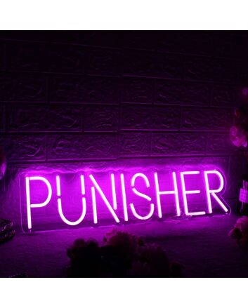 Punisher Dark Purple Neon Sign