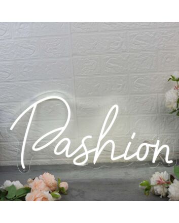 Pashion White LED Neon Sign
