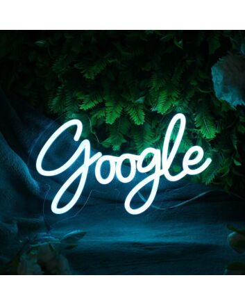 Google Blue Neon Sign