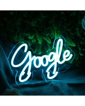 Google Blue Neon Sign