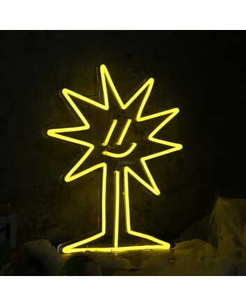 Flash Man Yellow Neon Sign