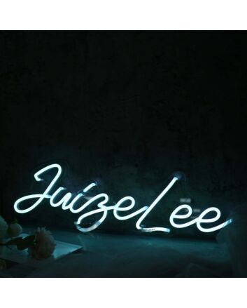 Jungel Lee Blue Neon Sign