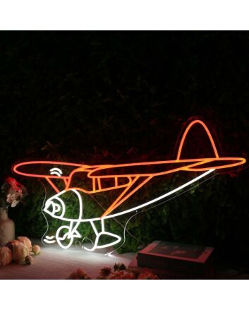 The Vintage Plane Custom Neon Sign