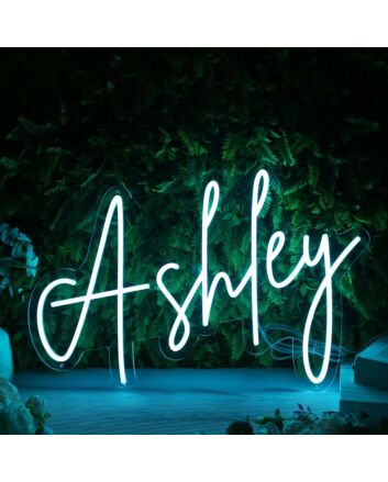 Ashley Blue LED Neon Sign