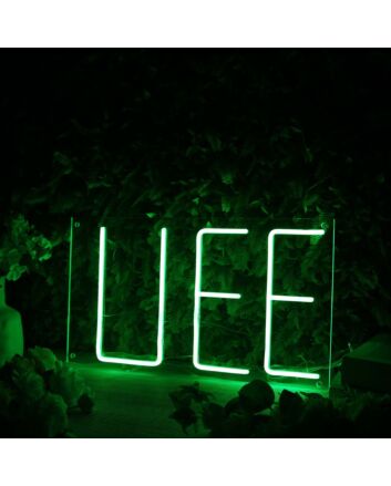 Life Green LED Neon Sign