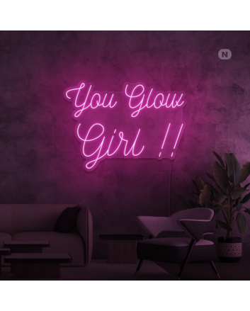 You Glow Girl Neon Sign