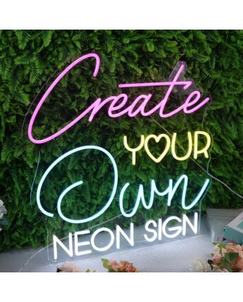 Create Your Own Neon Sign LED Neon Sign