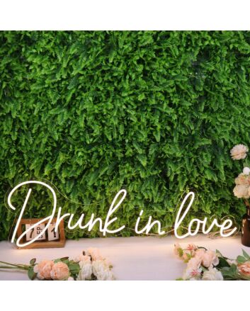 Drunk In Love Yellow Custom Neon Sign