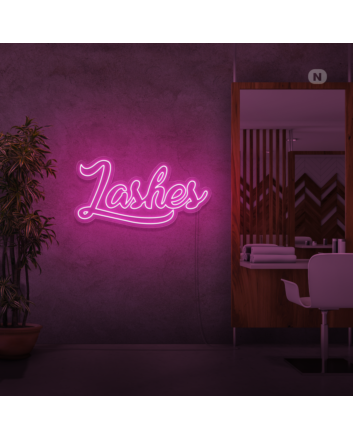 Eyelash Neon Sign