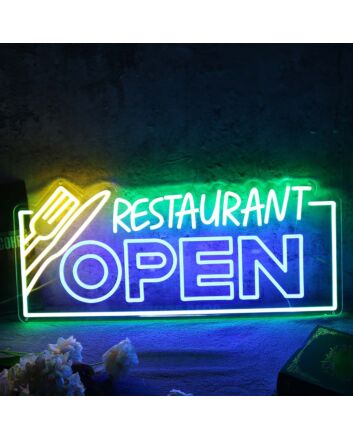 Restaurant Open Custom Neon Sign