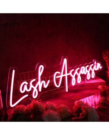 Lash Assassin Red Neon Sign