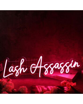 Lash Assassin Red Neon Sign
