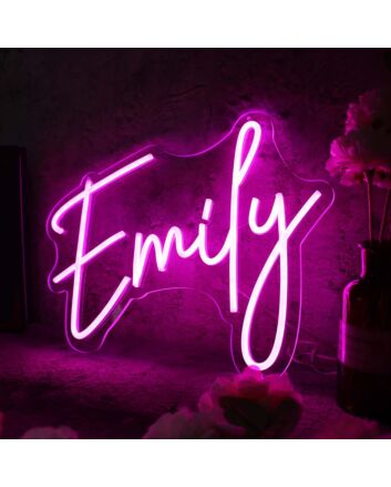 Emily Pink LED Neon Sign
