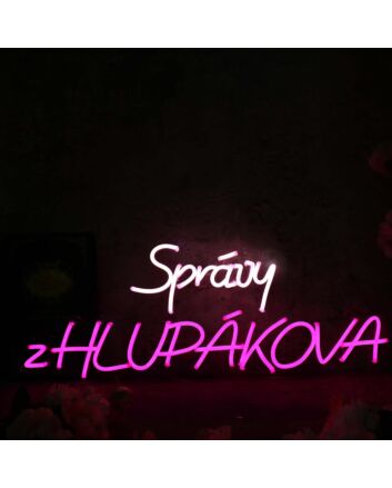 Spravy Zhlupakova Neon Sign