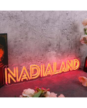 Nadialand Red Neon Sign