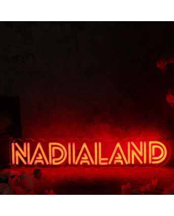Nadialand Red Neon Sign