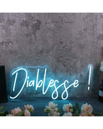 Diablesse Blue Neon Sign