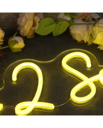 Sign 2 Seal Notary Yellow Neon Sign