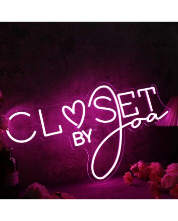Closet By Joa Pink Neon Sign