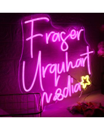 Fraser Urquhart Media Pink Neon Sign