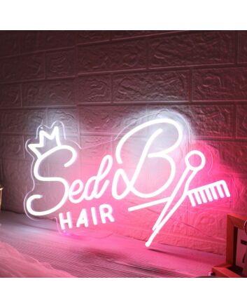 Sed B Hair Custom Neon Sign